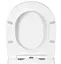 Сиденье для унитаза Rea Flat white REA-C6001, Белый - миниатюра 5