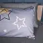Простыня MirSon Сатин 22-1373 Gray Starry Sky 180x220 см (2200010474992) - миниатюра 4