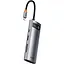 USB-Хаб Baseus USB-Hub Metal Gleam Series 7-in-1 Multifunctional Type-C HUB Docking Station Gray（Type-C to H (WKWG020113) - мініатюра 2