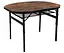 Стол Bo-Camp Woodbine Oval 100x70 cm Black/Wood look (1404185) - миниатюра 1