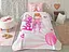 Постельное белье с покрывалом-пике Barbie Light / простыня на резинке Tac pbe0051403 - миниатюра 1