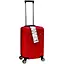 Валіза Маленька (S) Полікарбонат На 4-х подвійних колесах 50л POLO ПК018-S Червоний - мініатюра 1