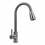 Смеситель для кухни с выдвижным изливом Platinum KT 8203 (8614) серый - миниатюра 1