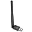 WiFi адаптер Hoco HI37 WiFi4 USB External Antenna 150Mbps Black - мініатюра 2
