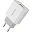 Сетевое зарядное устройство WK Design WP-U57 Smart Charge QC3.0/18W 1USB 5V/3.0A max White - миниатюра 1