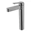 Змішувач для умивальника Koer KI-11016-02 високий KR4790 Нержавіюча сталь - мініатюра 1
