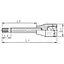 Головка торцева Wurth 1/2" з бітою XZN M12х60 коротка Zebra (071513812) - мініатюра 2