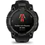 Смарт-годинник Garmin Instinct 3 45mm AMOLED Black with Black Silicone Band (010-02936-40) - мініатюра 1