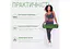 Коврик для йоги и фитнеса EasyFit TPE+TC 6 мм двухслойный зеленый-черный (EF-1924-GNBK) - миниатюра 2