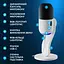 Микрофон Logitech Yeti GX Dynamic RGB Off-White (988-000576) - миниатюра 5