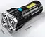 Ручной аккумуляторний фонарик X509 4LED+COB - мініатюра 4