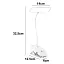 Лампа настільна акумуляторна XO OZ06 Desktop Bedside Tricolour Clip Desk Lamp 800 мА.год - мініатюра 4