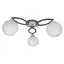 Люстра стельова Brille в спальню E27 60W BK (LK-605C/3) - мініатюра 1