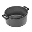Керамическая кастрюля круглой формы, 3 л, S&T Серый 87070 - миниатюра 2