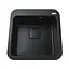 Гранітна мийка Globus Lux Barbora чорний 510x510мм-А0002 000007954, Чорний - мініатюра 1
