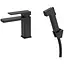 Змішувач для раковини Qtap Gemini (з гігієнічним душем) QTGEM272BLM45690 Black Matt - мініатюра 1