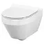 Унитаз подвесной Cersanit Crea CleanOn овальный K114-015 - миниатюра 1