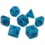 Набір кубиків Glow in the dark 7 Dice Set - Light blue , 7 шт. (g7dglow02) - мініатюра 1
