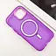 Чехол Epik TPU+PC Lily with MagSafe для Apple iPhone 15, 6.1 Purple - миниатюра 4