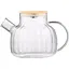 Заварочный чайник Ardesto Iceberg 1 л боросиликатное стекло бамбук прозрачный - миниатюра 1