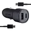 Автомобильное зарядное устройство Samsung Dual Port Car Charger USB + Type-C Port 25W With Cabble Type-C to Type-C High c0py Черный - миниатюра 1