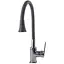 Смеситель для кухни Globus Lux BONN GLB-0203SA-G03 одноручный с душевой насадкой серый для удобного использования - миниатюра 5