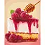 Картина по номерам на подрамнике Brushme Малиновый чизкейк - миниатюра 1