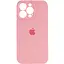 Чохол Epik Silicone Case Full Camera Protective AA для Apple iPhone 15 Pro Max 6.7 Рожевий/Light pink - мініатюра 1