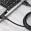 Кабель Proove Striped Silicone USB to Type-C (1m) black - мініатюра 3
