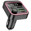 АЗП FM модулятор Hoco E85 Tiger PD20W+QC3.0 (2USB-A/1C) Black - мініатюра 1