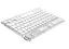 Клавиатура беспроводная HOCO S55 Transparent Discovery edition wireless BT keyboard Space White - миниатюра 2