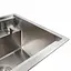 Кухонна мийка CM 47x38 прихована нержавійка Platinum Handmade + змішувач, Нержавіюча сталь - мініатюра 4