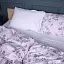 Простирадло MirSon Сатин 22-1377 Flowers on Snow 200x220 см (2200010476026) - мініатюра 4