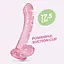 Фалоімітатор Crushious Hudini Jelly 17.5 см (рожевий) - мініатюра 9