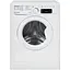 Стирально-сушильная машина Indesit фронтальная 7(5) кг 1200 A 54 см дисплей белый - миниатюра 1