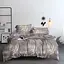 Покривало стьобане Home Line Мікрофібра папороть 210x220 см сіре (175483) - мініатюра 2