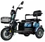 Електроскутер Триколісний Crosser TR1 Pro (1000W, 72V, 20Ah) Синій - мініатюра 1