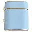 Шкіряний футляр Suitcase для навушників AirPods 1/2 Blue - мініатюра 1