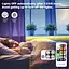 Світлодіодна стрічка Cob LED Strip Light 10 м з таймером, затемнювані стрічкові світильники з радіочастотним пультом дистанційного - мініатюра 3
