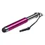 Стилус-брелок ємнісний, висувний, пурпурний - мініатюра 2