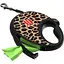 Повідець-рулетка для собак WAUDOG R-leash з контейнером для пакетів, малюнок "Леопард" світловідбивна стрічка L до 40 кг 5 м - мініатюра 2