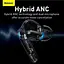 Наушники Bluetooth Baseus Simu ANC S2 (NGS2-0G) серые - миниатюра 9