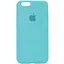 Чехол Epik Silicone Case Full Protective AA для Apple iPhone 6/6s 4.7 Бирюзовый/Marine Green - миниатюра 1