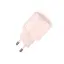 Мережевий зарядний пристрій XO L143(EU) PD20W Single USB-C Charger Рожевий - мініатюра 1