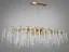Елітна новинка, кришталева люстра Гліцинія витягнутої форми, 15 ламп - мініатюра 4