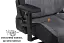 Геймерське крісло GT Racer чорне зі світло-сірим (X-8009 Fabric Light Gray/Black) - мініатюра 7