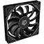 Вентилятор 92 мм ID-Cooling TF-9215 чорний 92x92x15 мм до 2800 об/хв до 35.2 дБ 4-pin PWM гідравлічний підшипник - мініатюра 1