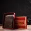 Мужской кожаный кошелек Canpellini 10х11.5х1 см acs0025590 - миниатюра 8