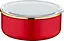 Набор эмалированных контейнеров O.M.S. Collection 10200 для еды 3 предмета Красный (Турция) - миниатюра 4