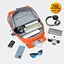 Рюкзак Tigernu T-B9500 15.6" Orange - миниатюра 7